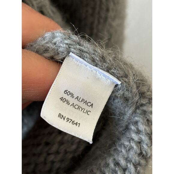 J.Jill Alpaca Wool Blend Cardigan Sweater Open Front Womens Size Small - Picture 3 of 4